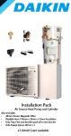 Daikin Air-Source Heat Pump Kit + Hot Water Cylinder